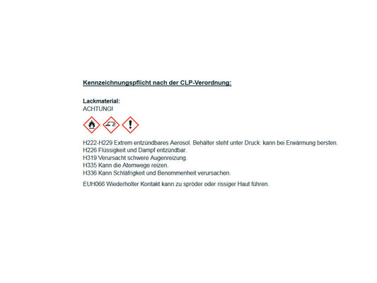 2 Komponenten Autolack Spraydose 400ml DDR Ahorngelb